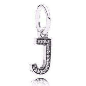 Pandora Letter J Dangle Charm
